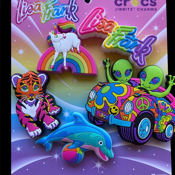 Lisa Frank Croc charms jibbitz - Picture 2 of 3